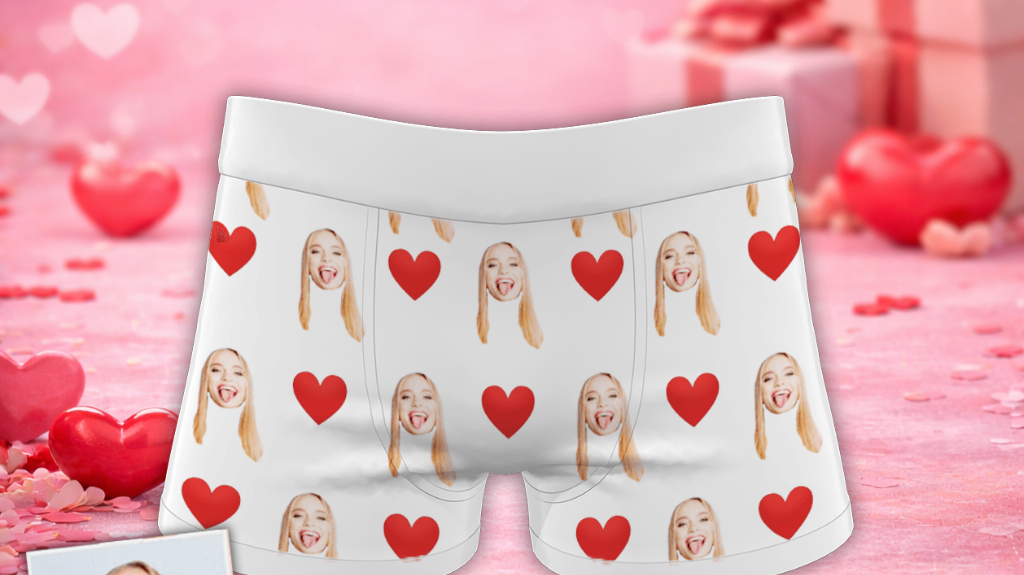 Śmieszne personalizowane bokserki z własnym nadrukiemzdjęciem twarzy na prezent 9