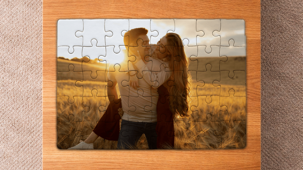 Puzzle dla dziewczyny ze zdjęciem