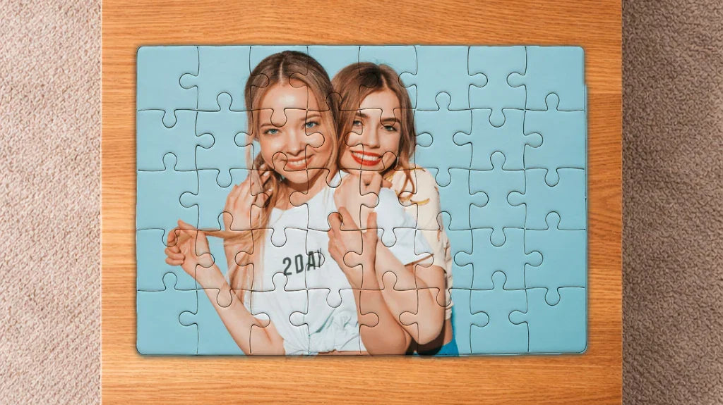 Personalizowane Puzzle dla siostry ze zdjęciem