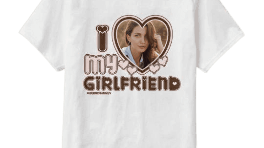Personalizowana Koszulka I Love My Girlfriend na urodziny dla chłopaka