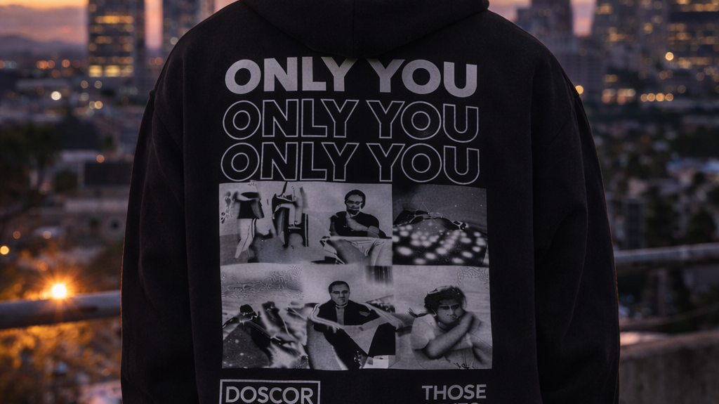 Bluza ONLY YOU - bluza z kapturem na dzień chłopaka - TYŁ