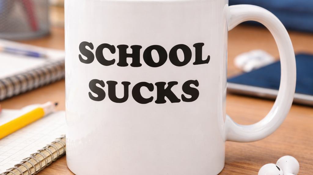 Kubek SCHOOL SUCKS
