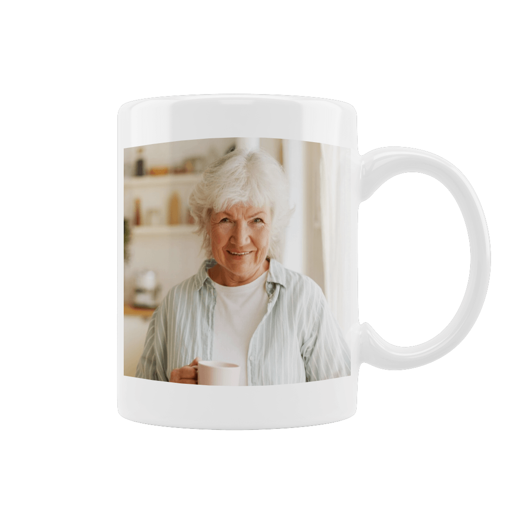 Kubek dla babci ze zdjęciem - Mejkmi - Personalizowane Prezenty Dla Twoich Bliskich!