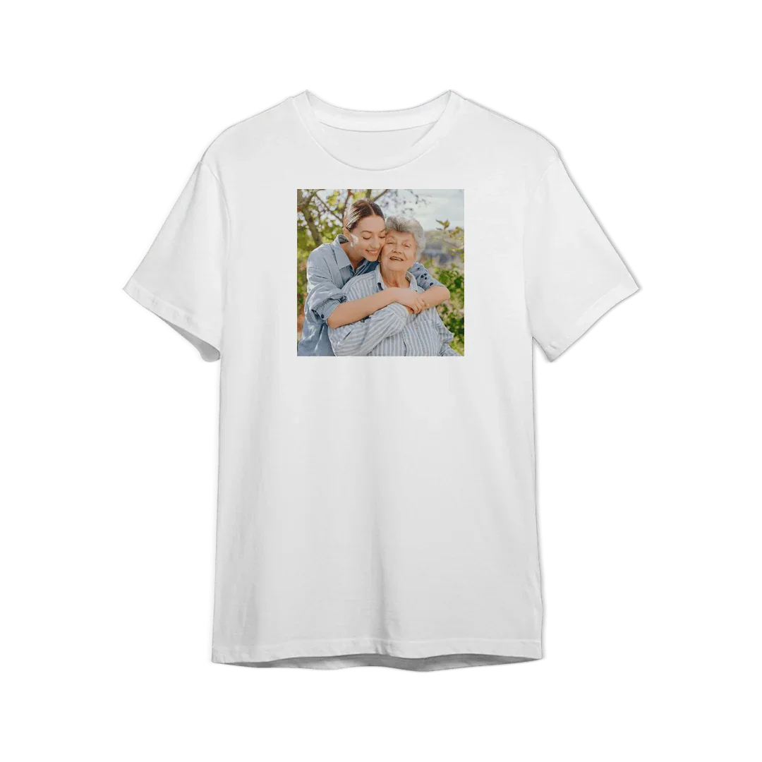Personalizowany t-shirt z zdjęciem babci i wnuczki – idealny prezent dla bliskich