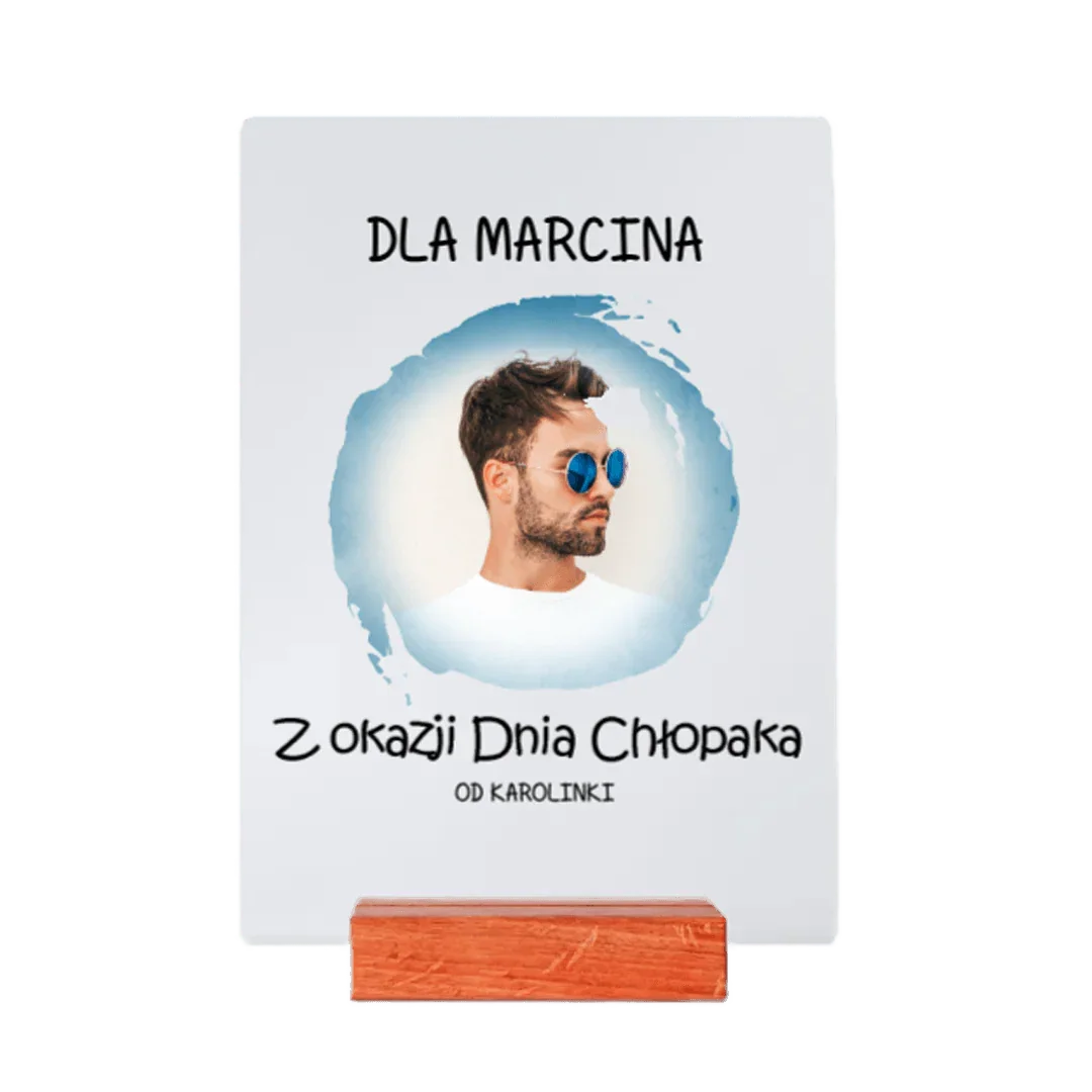 Personalizowany prezent z nadrukiem dla Marcina z okazji Dnia Chłopaka od Karolinki
