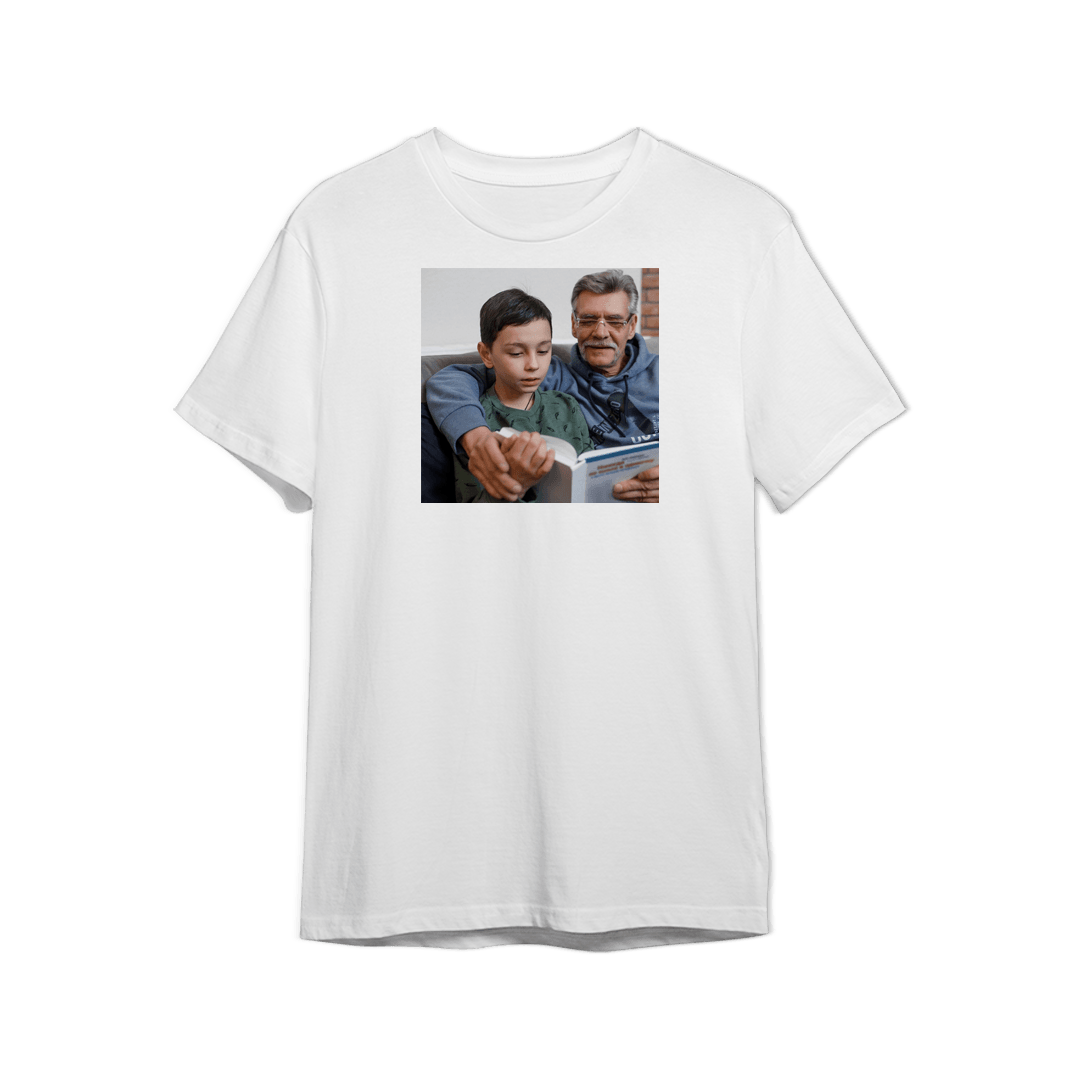 Koszulka na Dzień Dziadka ze zdjęciem - Mejkmi - Personalizowane Prezenty Dla Twoich Bliskich!