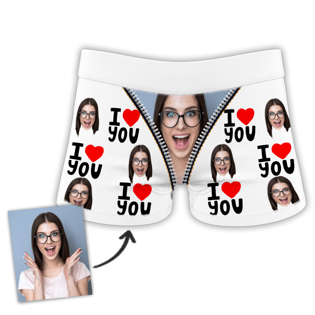 Śmieszne personalizowane bokserki z własnym nadrukiem/zdjęciem twarzy na prezent 17 - Mejkmi - Personalizowane Prezenty Dla Twoich Bliskich!