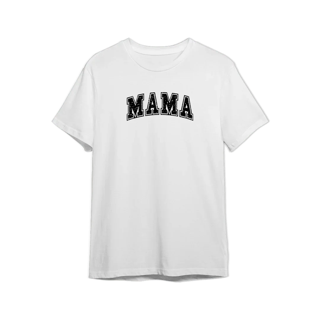 Biała koszulka z napisem MAMA, idealny personalizowany prezent dla mamy na każdą okazję