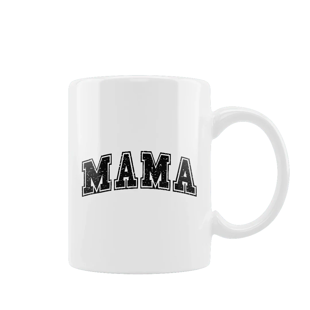 Biała filiżanka z napisem MAMA, idealny personalizowany prezent dla mamy na każdy dzień