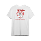 Koszulka Personalizowana - Uwaga, mały ale groźny! - dla miłośników małych ras psów - Mejkmi - Personalizowane Prezenty Dla Twoich Bliskich!