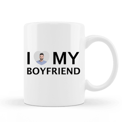Personalizowany Kubek - I Love My Boyfriend na prezent dla dziewczyny - Mejkmi - Personalizowane Prezenty Dla Twoich Bliskich!