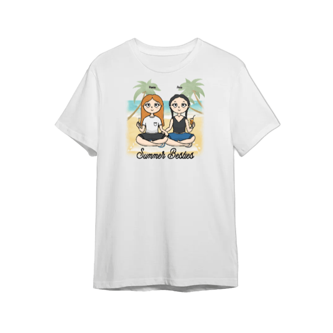 Koszulka personalizowana - Summer Besties - dla przyjaciółek