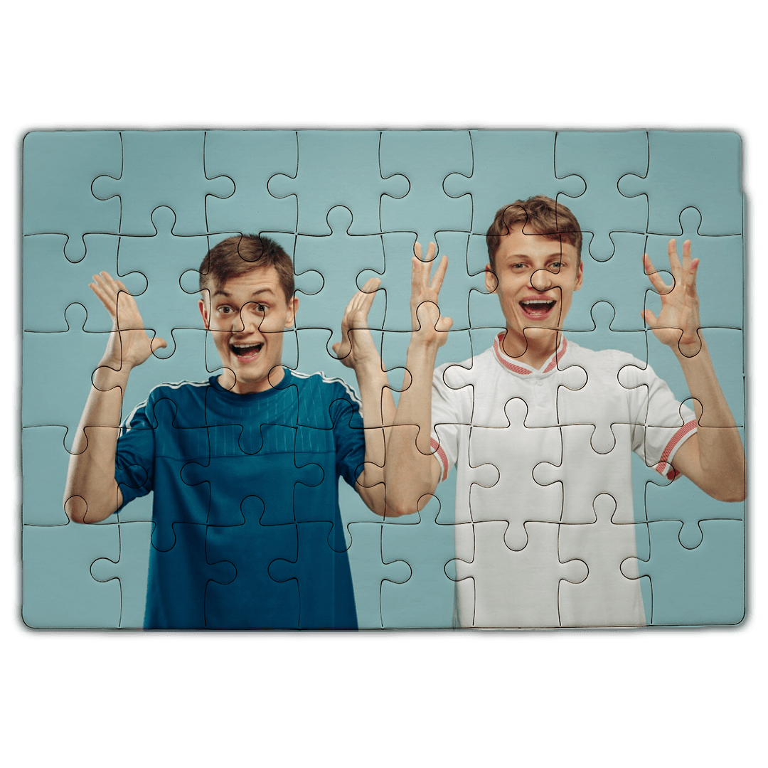 Personalizowane Puzzle dla brata ze zdjęciem - Mejkmi - Personalizowane Prezenty Dla Twoich Bliskich!