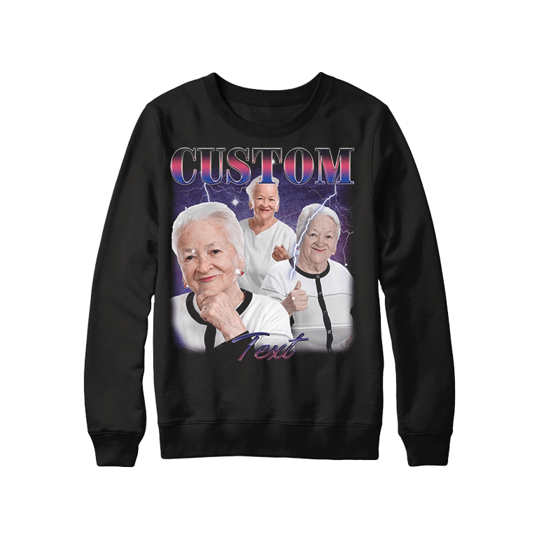 Personalizowana Bluza - W stylu okładki płyty na Dzień Babci - Mejkmi - Personalizowane Prezenty Dla Twoich Bliskich!