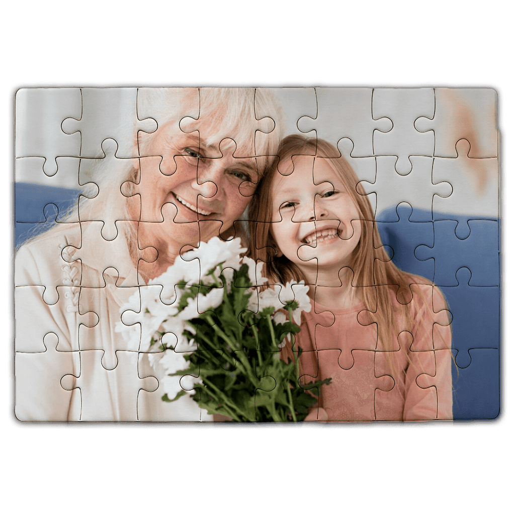 Personalizowane Puzzle na Dzień Babci ze zdjęciem - Mejkmi - Personalizowane Prezenty Dla Twoich Bliskich!