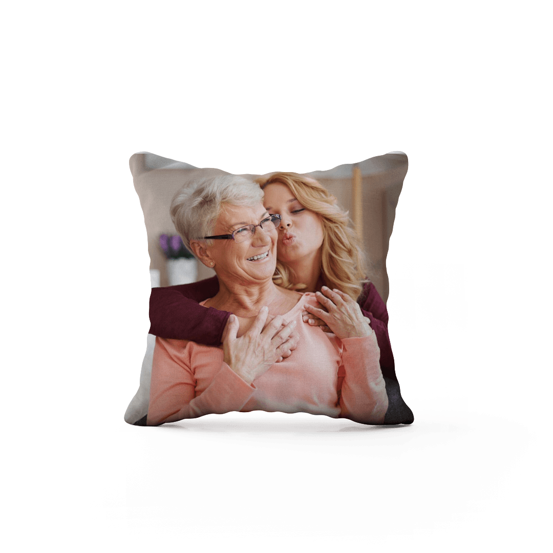 Personalizowana poduszka z Twoim zdjęciem na Dzień Babci - Mejkmi - Personalizowane Prezenty Dla Twoich Bliskich!