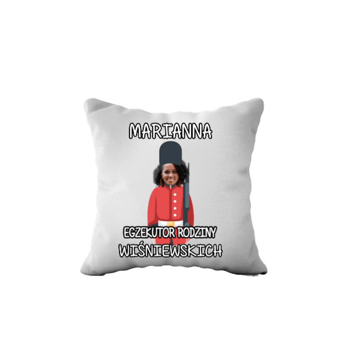 Personalizowana poduszka dla mamy egzekutor - Mejkmi - Personalizowane Prezenty Dla Twoich Bliskich!