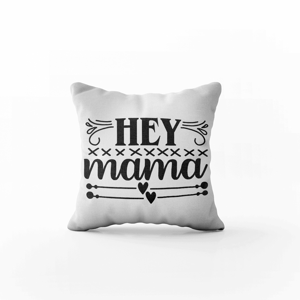 Poduszka z Napisem "Hey Mama" - Mejkmi - Personalizowane Prezenty Dla Twoich Bliskich!