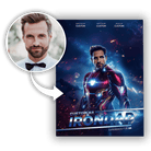 Personalizowany Obraz na płótnie Iron Dad na Prezent na Dzień Ojca - Mejkmi - Personalizowane Prezenty Dla Twoich Bliskich!