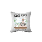 Poduszka personalizowana - Koci Tata - Mejkmi - Personalizowane Prezenty Dla Twoich Bliskich!