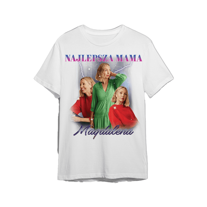 Koszulka Bootleg Najlepsza mama - Mejkmi - Personalizowane Prezenty Dla Twoich Bliskich!