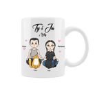 Kubek Personalizowany dla Par - Ty i Ja (i kot) - Mejkmi - Personalizowane Prezenty Dla Twoich Bliskich!