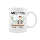 Kubek personalizowany - Koci Tata - Mejkmi - Personalizowane Prezenty Dla Twoich Bliskich!
