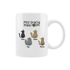 Kubek Personalizowany - Moi bracia mają łapki - dla wielbiciela zwierząt - Mejkmi - Personalizowane Prezenty Dla Twoich Bliskich!