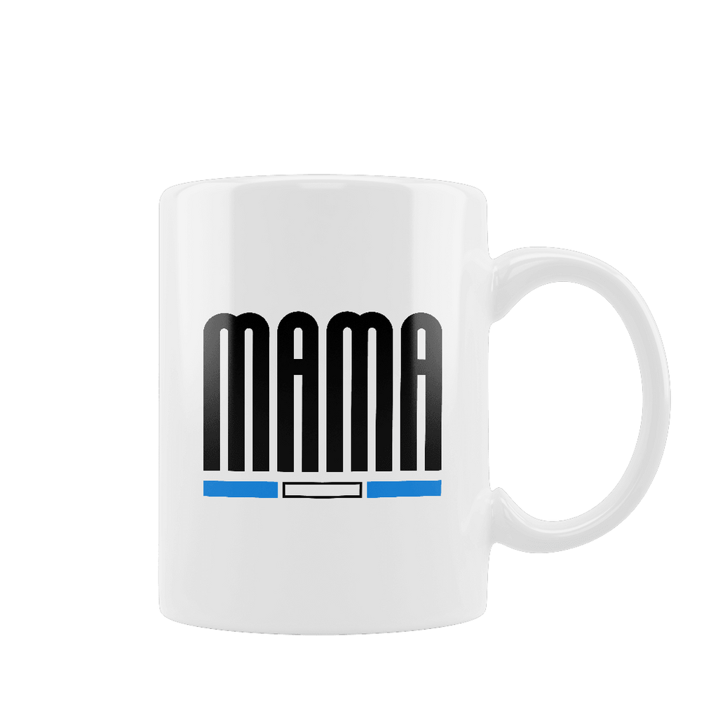 Kubek z Napisem "Mama - Wysoki Napis" - Mejkmi - Personalizowane Prezenty Dla Twoich Bliskich!