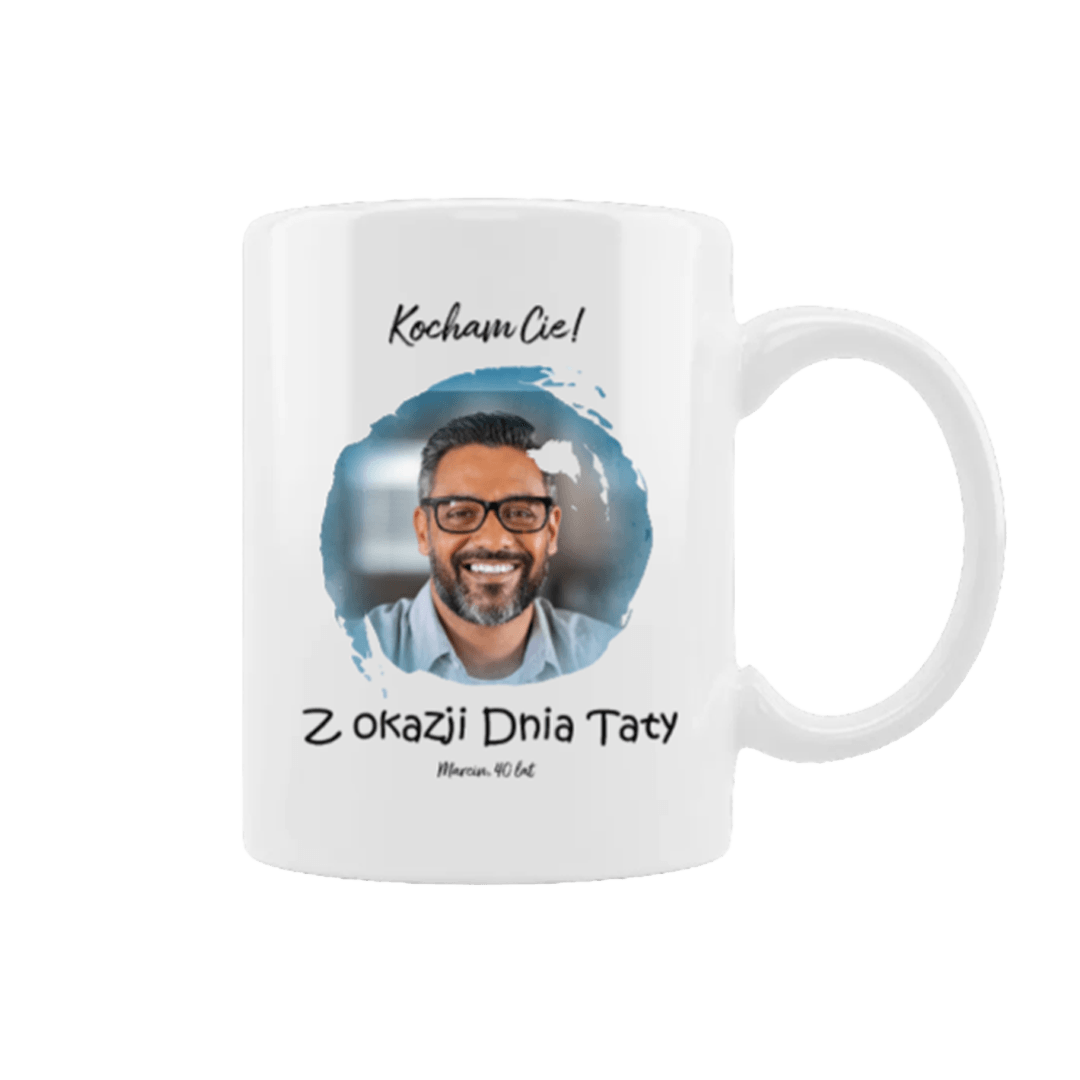 Kubek z Twoim zdjęciem - Z okazji Dnia Ojca - Mejkmi - Personalizowane Prezenty Dla Twoich Bliskich!