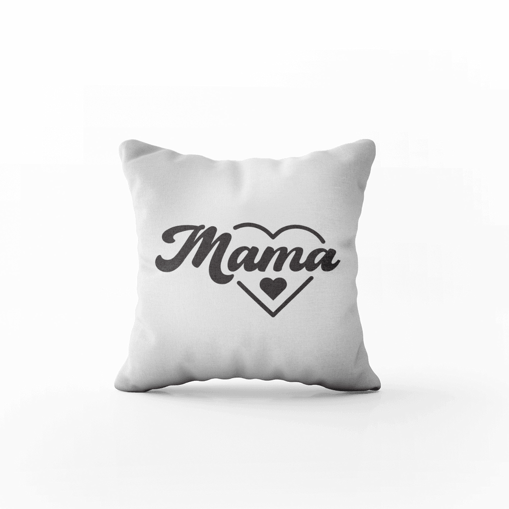 Poduszka z Napisem "Mama - w Sercu" - Mejkmi - Personalizowane Prezenty Dla Twoich Bliskich!