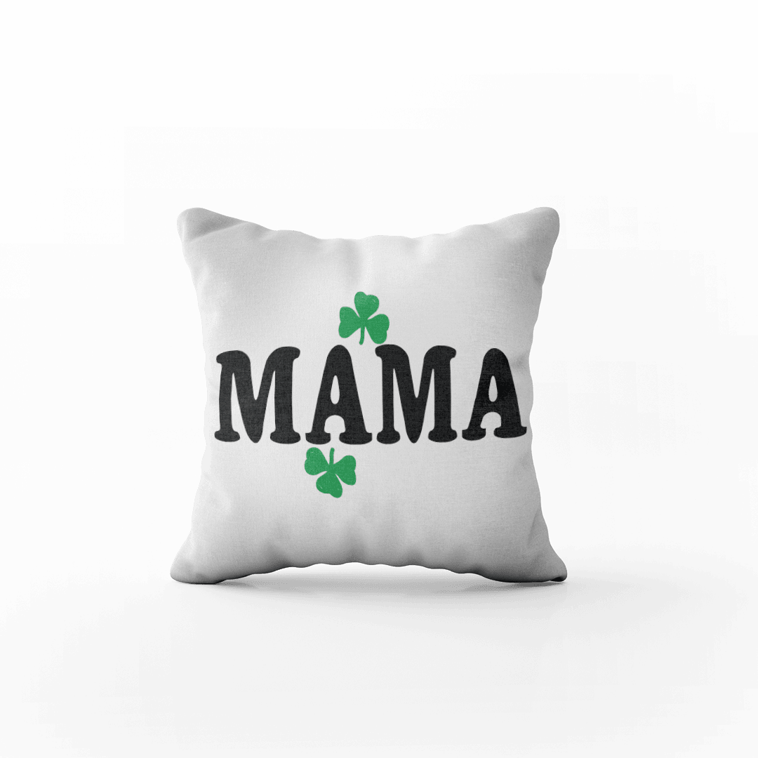 Poduszka z Napisem "Mama - Szczęście" - Mejkmi - Personalizowane Prezenty Dla Twoich Bliskich!