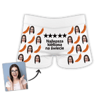Śmieszne personalizowane bokserki z własnym nadrukiem/zdjęciem twarzy na prezent 20 - Mejkmi - Personalizowane Prezenty Dla Twoich Bliskich!