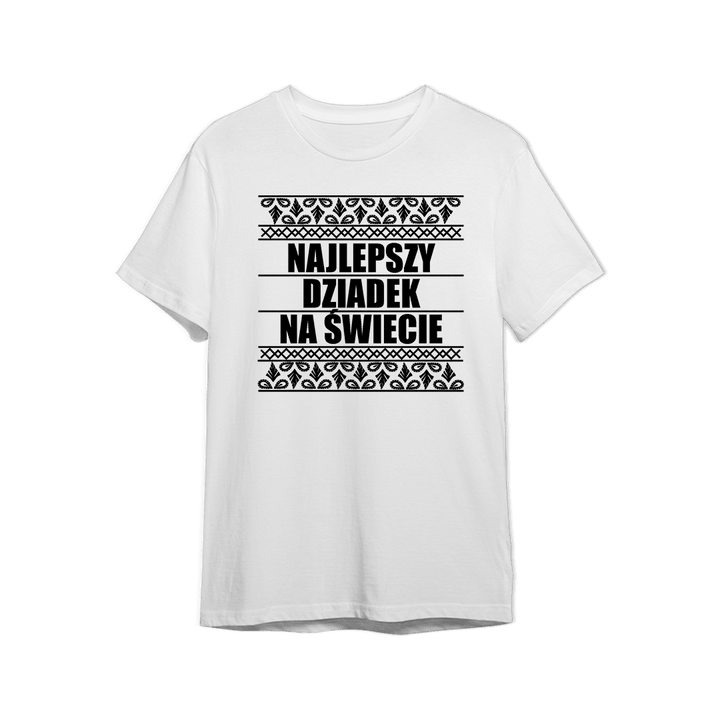 Koszulka NAJLEPSZY DZIADEK - na prezent - Mejkmi - Personalizowane Prezenty Dla Twoich Bliskich!
