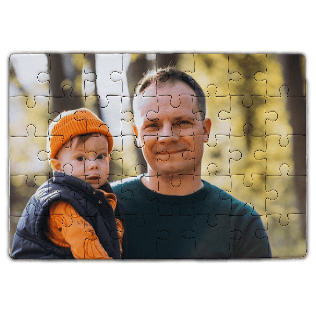 Puzzle dla ojca ze zdjęciem - Mejkmi - Personalizowane Prezenty Dla Twoich Bliskich!
