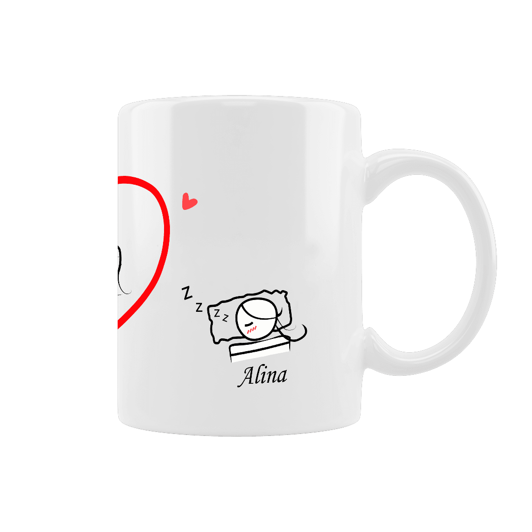 Personalizowany Kubek dla par z waszymi imionami na prezent - Mejkmi - Personalizowane Prezenty Dla Twoich Bliskich!