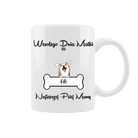 Personalizowany Kubek - Wesołego Dnia Psiej Matki dla Najlepszej Psiej Mamy - Mejkmi - Personalizowane Prezenty Dla Twoich Bliskich!