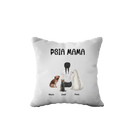 Personalizowana Poduszka - Psia mama (Od 1 do 4 psów) - Mejkmi - Personalizowane Prezenty Dla Twoich Bliskich!