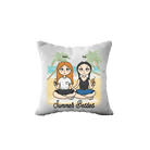 Poduszka personalizowana - Summer Besties - dla przyjaciółek - Mejkmi - Personalizowane Prezenty Dla Twoich Bliskich!