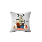 Personalizowana Poduszka - Ty i Ja i Psy świąteczna wersja - Mejkmi - Personalizowane Prezenty Dla Twoich Bliskich!