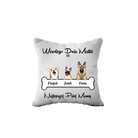 Personalizowana Poduszka - Wesołego Dnia Psiej Matki dla Najlepszej Psiej Mamy - Mejkmi - Personalizowane Prezenty Dla Twoich Bliskich!