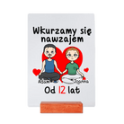 Personalizowane Szkiełko - Wkurzamy się nawzajem od X lat - Mejkmi - Personalizowane Prezenty Dla Twoich Bliskich!
