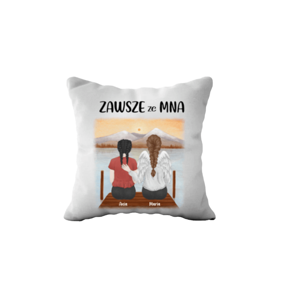 Personalizowana Poduszka - Zawsze razem (Rodzic i dziecko) - Mejkmi - Personalizowane Prezenty Dla Twoich Bliskich!