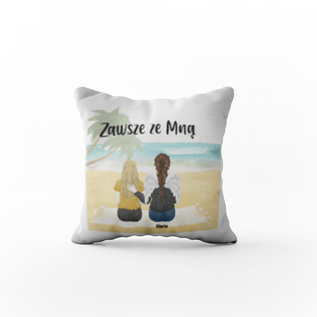 Personalizowana Poduszka - Zawsze ze mną (Mama i dziecko) - Mejkmi - Personalizowane Prezenty Dla Twoich Bliskich!