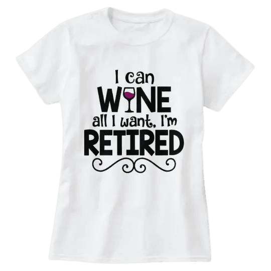 Koszulka dla Babci z napisem "I Can Wine All I Want" na Prezent - Mejkmi - Personalizowane Prezenty Dla Twoich Bliskich!