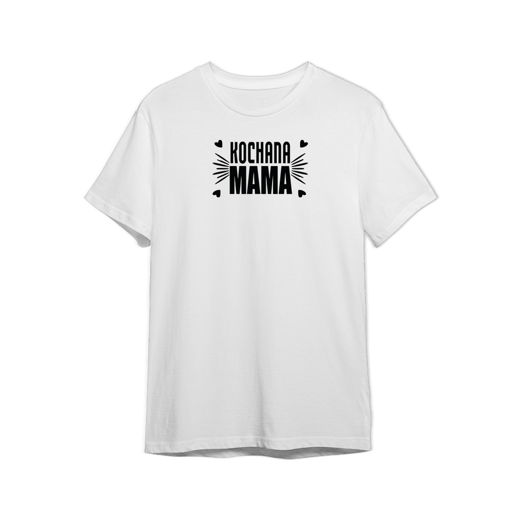 Koszulka z napisem "Kochana Mama" - Mejkmi - Personalizowane Prezenty Dla Twoich Bliskich!