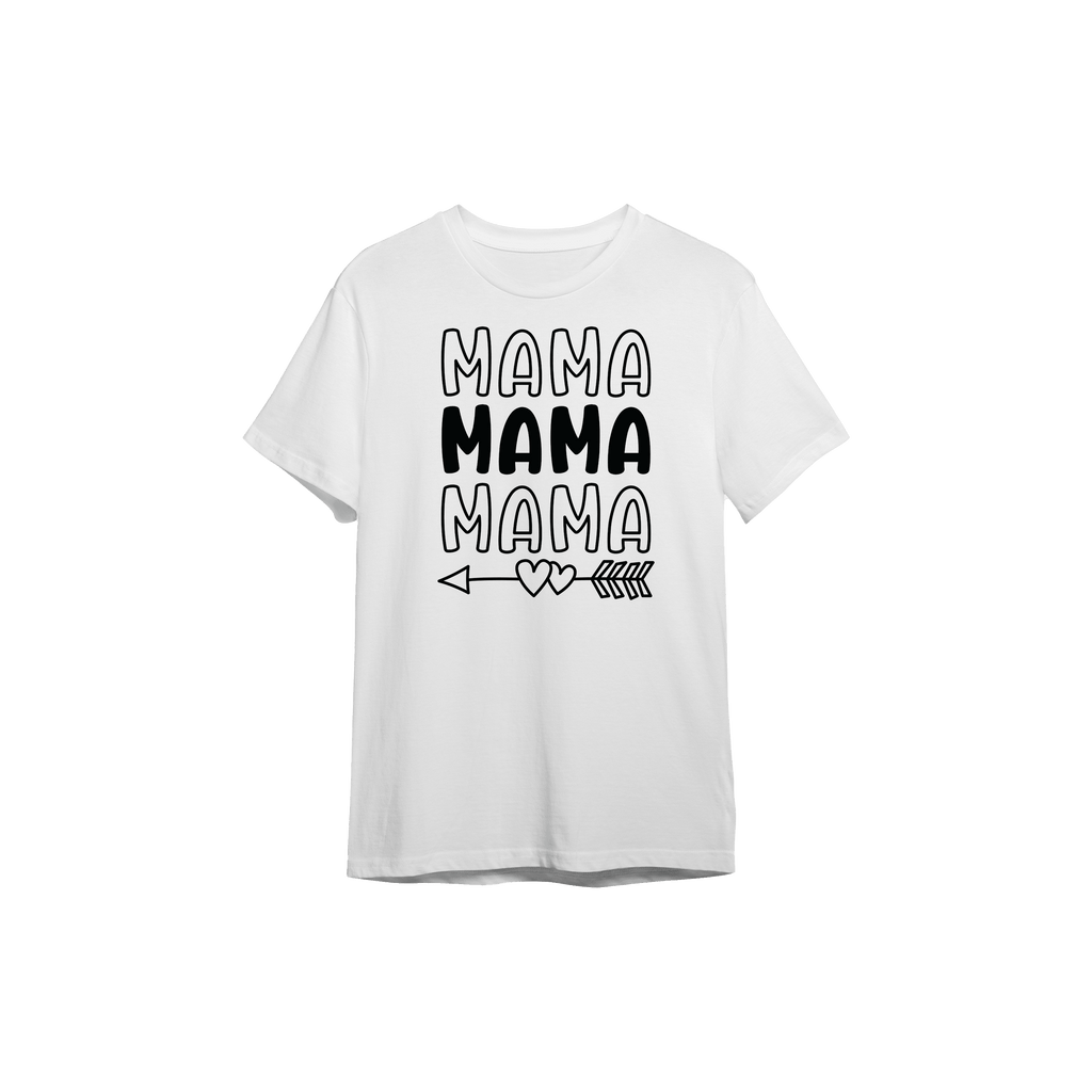 Koszulka z Napisem "Mama Potrójnie" - Mejkmi - Personalizowane Prezenty Dla Twoich Bliskich!