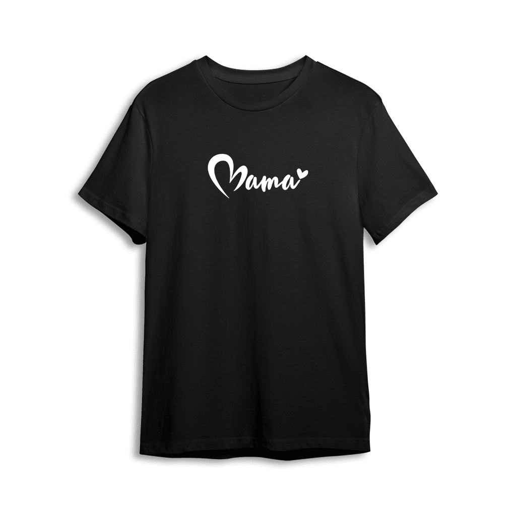 Koszulka z Napisem "Mama - z Serduszkiem" - Mejkmi - Personalizowane Prezenty Dla Twoich Bliskich!