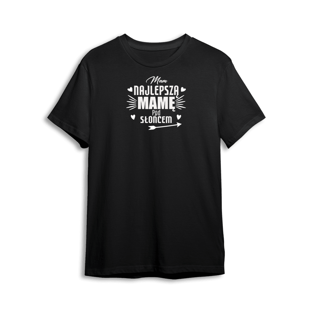 Koszulka z Napisem "Najlepsza Mama Pod Słońcem" - Mejkmi - Personalizowane Prezenty Dla Twoich Bliskich!