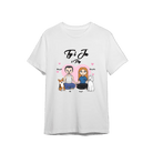 Koszulka Personalizowana dla Par - Ty i Ja (i pies) - Mejkmi - Personalizowane Prezenty Dla Twoich Bliskich!